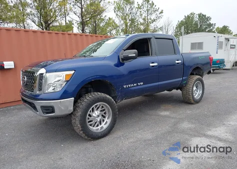 2018 Nissan Titan Sv из США, поврежденный, VIN 1N6AA1EJ2JN545966